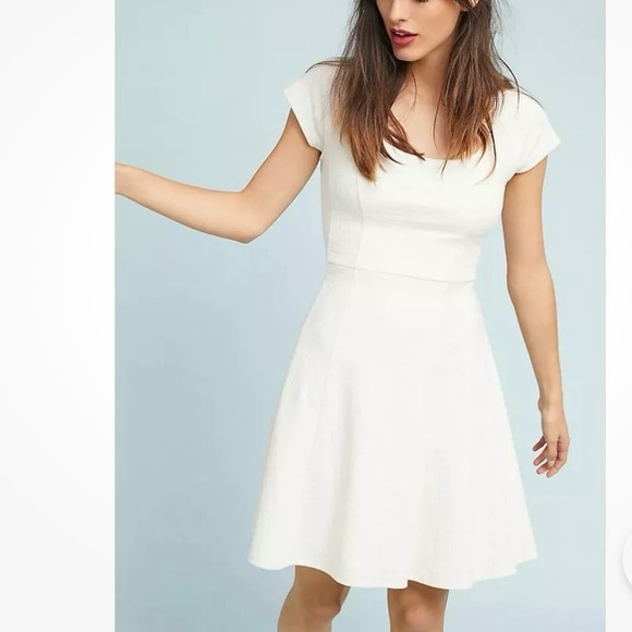 Anthropologie White Dress - Picture 2 of 9